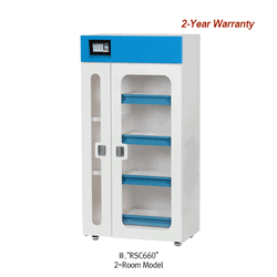 DAIHAN® PP Ductless Filtering Reagent Storage Cabinet “RSC”, Air Circulation System, 240·470·660-Lit. Ideal for Storage of Acid·Chemical·VOCs, With Hybrid Composite Filter · All PP Chamber & Clear PVC Window PP 내산성 필터식 밀폐형 시약장, 에어필터링 순환식, 휘발성 유기화합물·산·염기성 