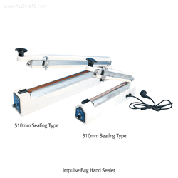 Lovero® Impulse Bag Hand Sealer, with Cutter, up to 310 & 510mm Sealing Good for PE·PP Packing Film Roll, Sealing Width 2mm, 수동 비닐접착기