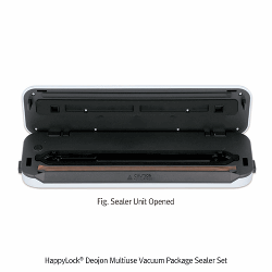 HappyLock® Deojon Multiuse Vacuum Package Sealer Set, Semi-Vacuum Function Up to 300mm Sealing, with Bags & Roll, 다용도 진공포장기 세트, 진공과 밀봉, 반진공 기능