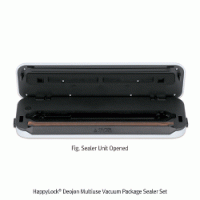 HappyLock® Deojon Multiuse Vacuum Package Sealer Set, Semi-Vacuum Function Up to 300mm Sealing, with Bags & Roll, 다용도 진공포장기 세트, 진공과 밀봉, 반진공 기능