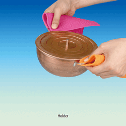 Multi-purpose Silicone Holder·Stand·Gripper, 4-Color, Square-type Ideal for Hot or Cold Protection, Heat Resistant up to 230℃, 실리콘 내열 패드/받침