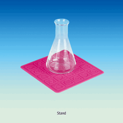 Multi-purpose Silicone Holder·Stand·Gripper, 4-Color, Square-type Ideal for Hot or Cold Protection, Heat Resistant up to 230℃, 실리콘 내열 패드/받침