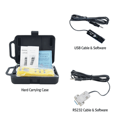 DAIHAN® Handy Dew-point IR Thermo-Hygrometer for Air & Surface Temp·RH%·DP℃ “THH11” Built in Laser-Beam (670nm), Backlight, PC Data Analysis, -40℃+500℃ IR, 0~100% RH, -68℃+49.9℃ DP, 휴대용 IR 온습도계