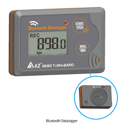 DAIHAN® Temp·Humidity·Barometric Bluetooth Datalogger “THH15”, -30℃+70℃, 0.1~99.9% RH, 300~1100hPa Generate PDF & Excel Report Through APP, Real Time Check without Stopping, Waterproof(IP65), 온습도 및 기압 Data 로거