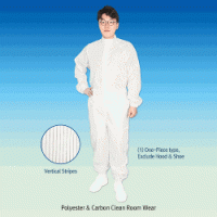 Polyester & Carbon Clean Room Wear, Class 1000 Ideal for Clean Room, Anti-Static·Dust Free·Germ Free, 크린룸 웨어