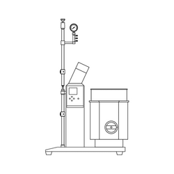 DAIHAN® 50 Lit Digital Rotary Evaporator “WEV-1050”, Large Capacity, Vertical Type, with Electric & Manual Lift Bath With Digital Controlled Stainless-steel Bath 99℃, 20~110 rpm, 19 Lit/h, Cooling Surface 14,500 cm2, 대용량 회전식 증발 농축기