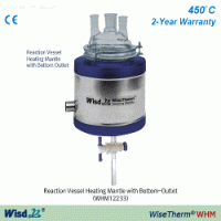 DAIHAN-brand® Reaction Vessel Heating Mantle, “WHM”, Cylindrical-type, with Bottom-Outlet, 450℃For Reaction Vessel, with Nickel Chrome Heating Element, K-type Thermo-sensor Integrated, 0.5 ~ 100Lit., with Certi. & Traceability하부 Drain 반응조용 히팅맨틀, 뚫린 바