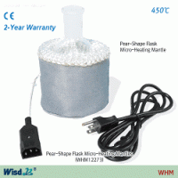 DAIHAN-brand® Pear-shape Flask Heating Mantles, “WHM”, 10~250ml, 450℃, with Certi. & Traceability마이크로 히팅맨틀, Pear-shape 플라스크용, with Nickel Chrome Heating Element, Option-Controller