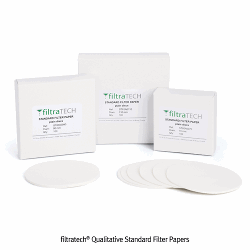 filtratech® Qualitative Standard Filter PapersMade of 100% Cellulose, General PurposeIdeal for Various Applications, , 정성여과지, 다용도